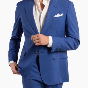 Stefano Ricci Royal Blue Suit 100% Wood